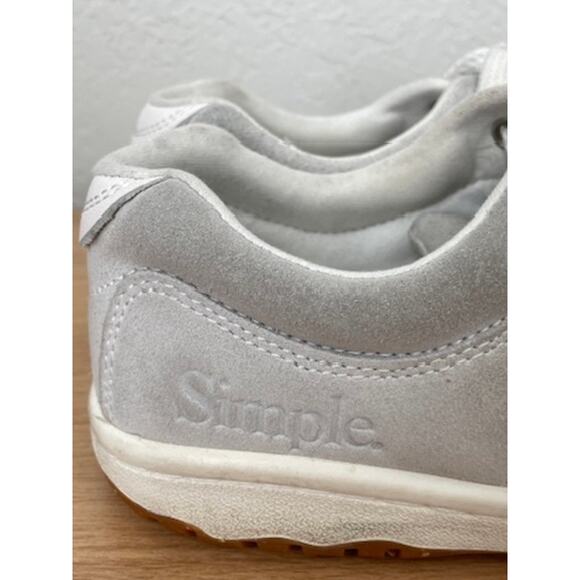 SIMPLE OS Standard Issue Suede Shoes Sneakers Gray - Picture 3 of 12